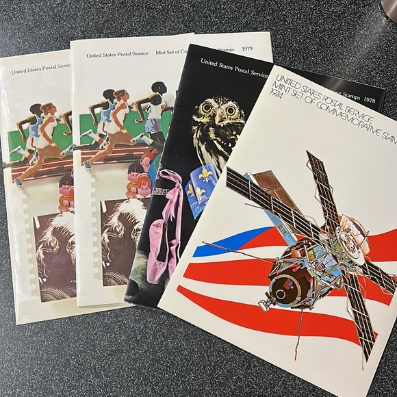 Other - Vintage USPS Mint Set of Commemorative Stamps ‘74, ‘78’ ‘79